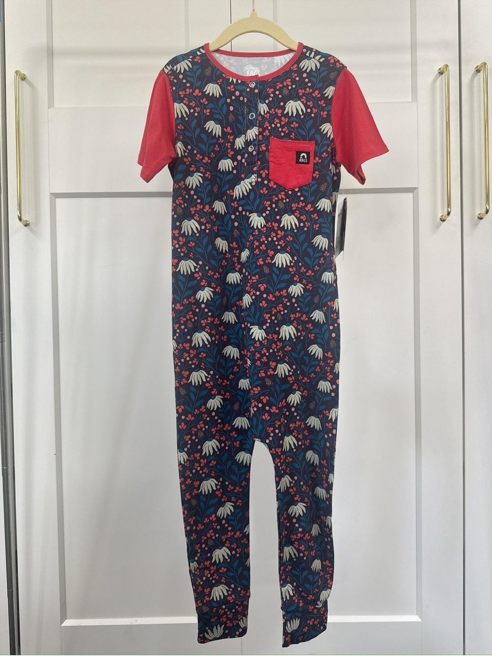 Rags to Raches Floral Romper